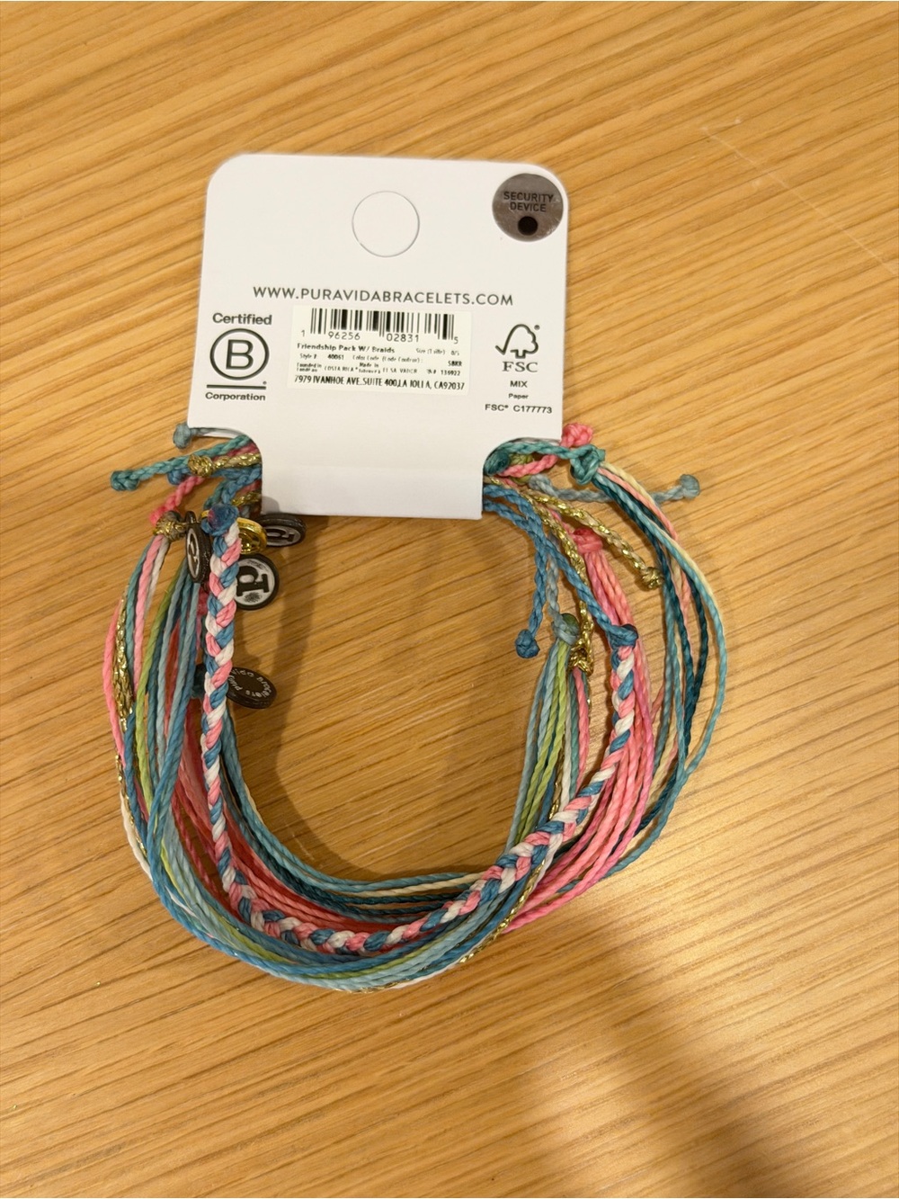 Pura Vida Spring Breakers Friendship Bracelets 5 Pack - Picture 3 of 4